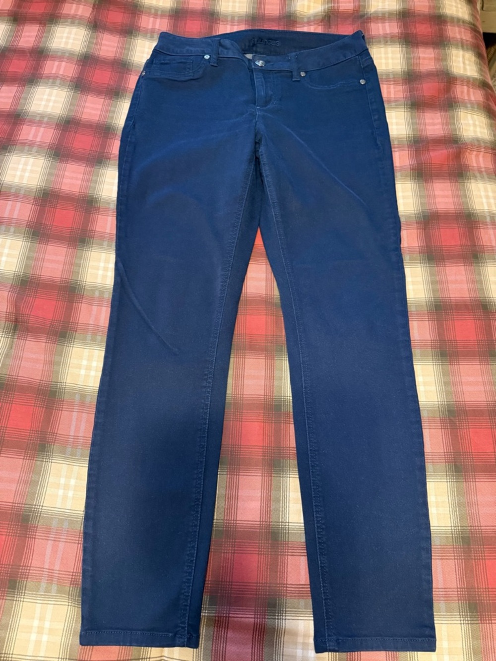 Maurices Navy Skinny Pants - Slim Fit Stretch